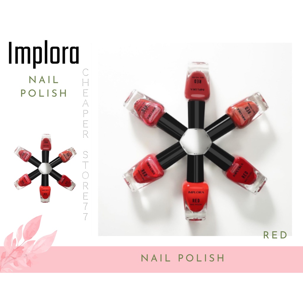 IMPLORA NAIL POLISH - HARGA PER BOTOL