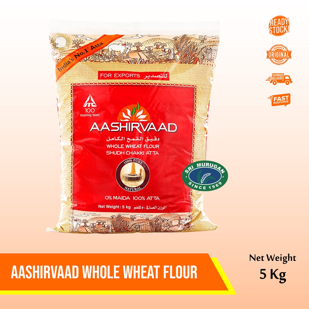 AASHIRVAAD WHOLE WHEAT ATTA 5Kg