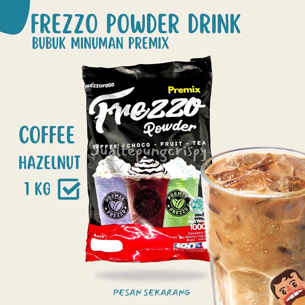 Frezzo Bubuk Minuman Rasa Kopi Hazelnut / Coffee Hazelnut Powder Drink 1 Kg