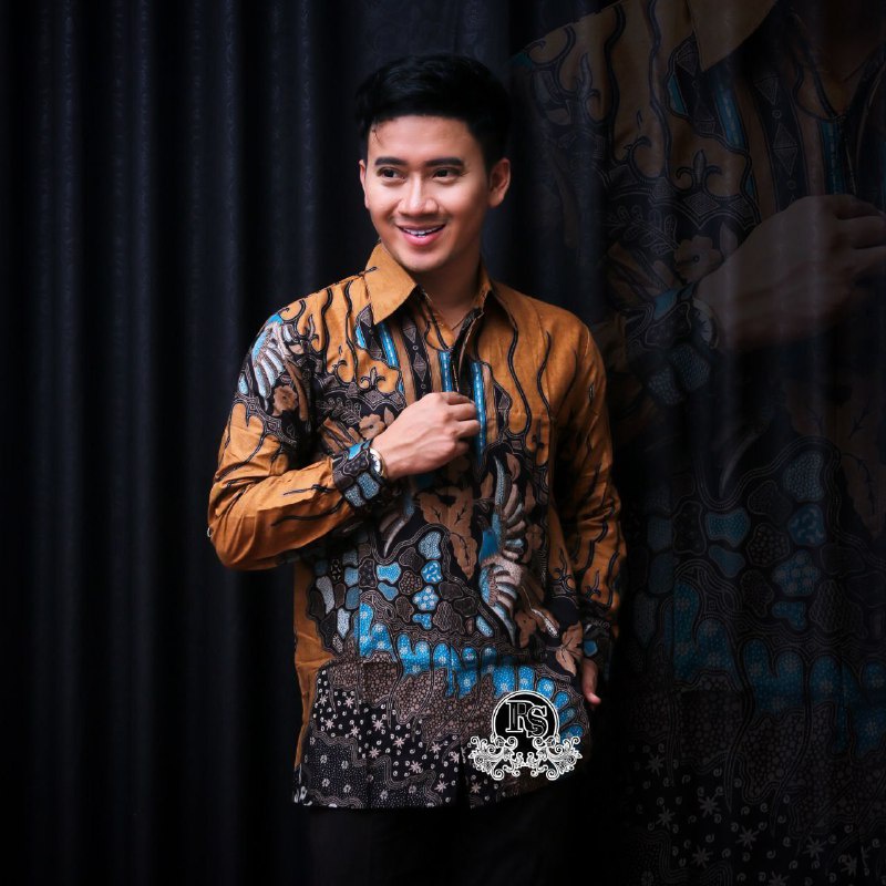 Batik Lengan Panjang KEMEJA BATIK PRIA Regular size M L XL XXL BISA BAYAR DI RUMAH