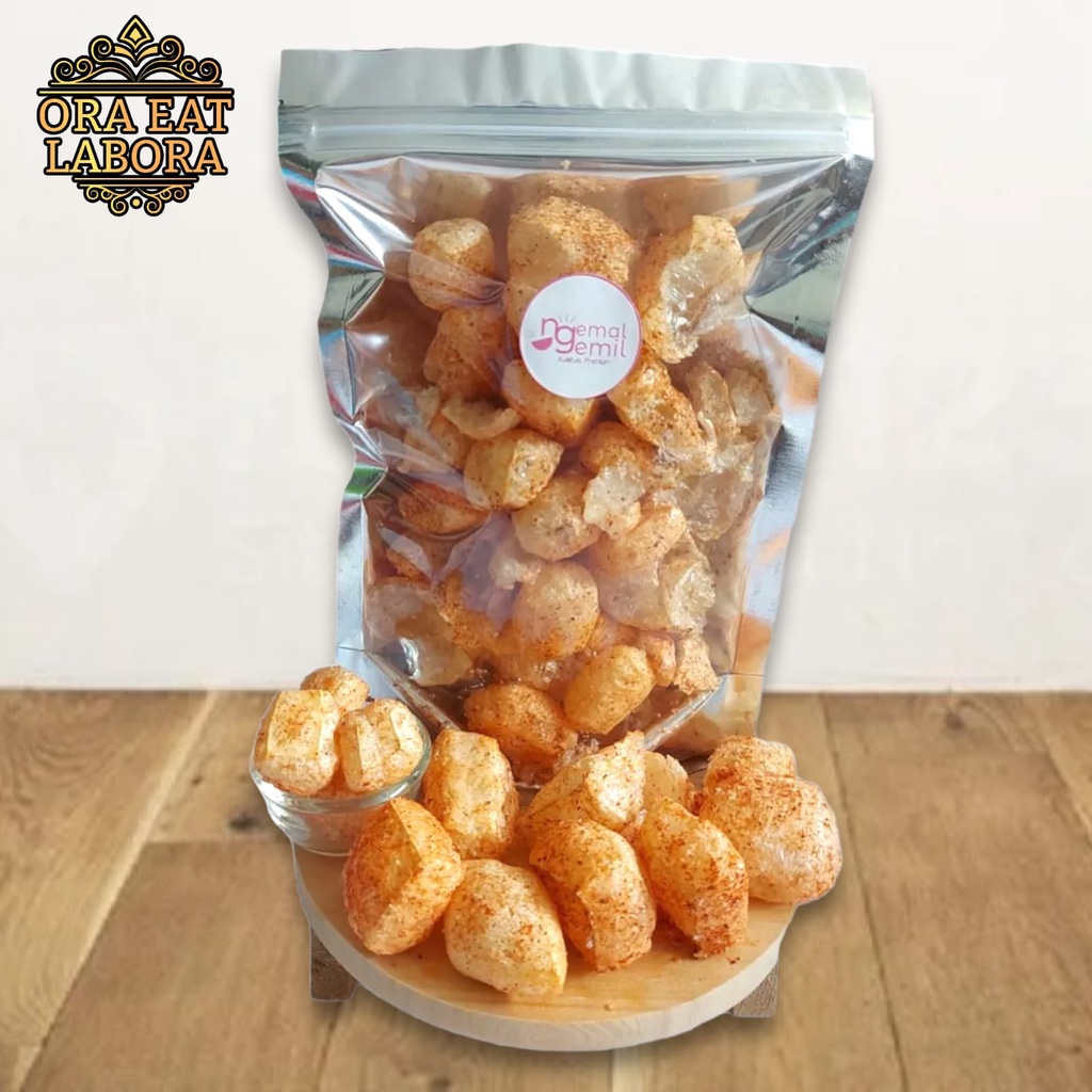 

Krupuk kulit Asli Rasa Pedas Homemade Dorokdok Kulit Sapi Balado Pedas Homemade Kualitas Premium - Ora Eat Labora