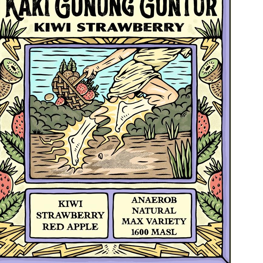 

✈ KAKI GUNUNG GUNTUR (200gr) Single Origin Specialty Coffee Beans ➴