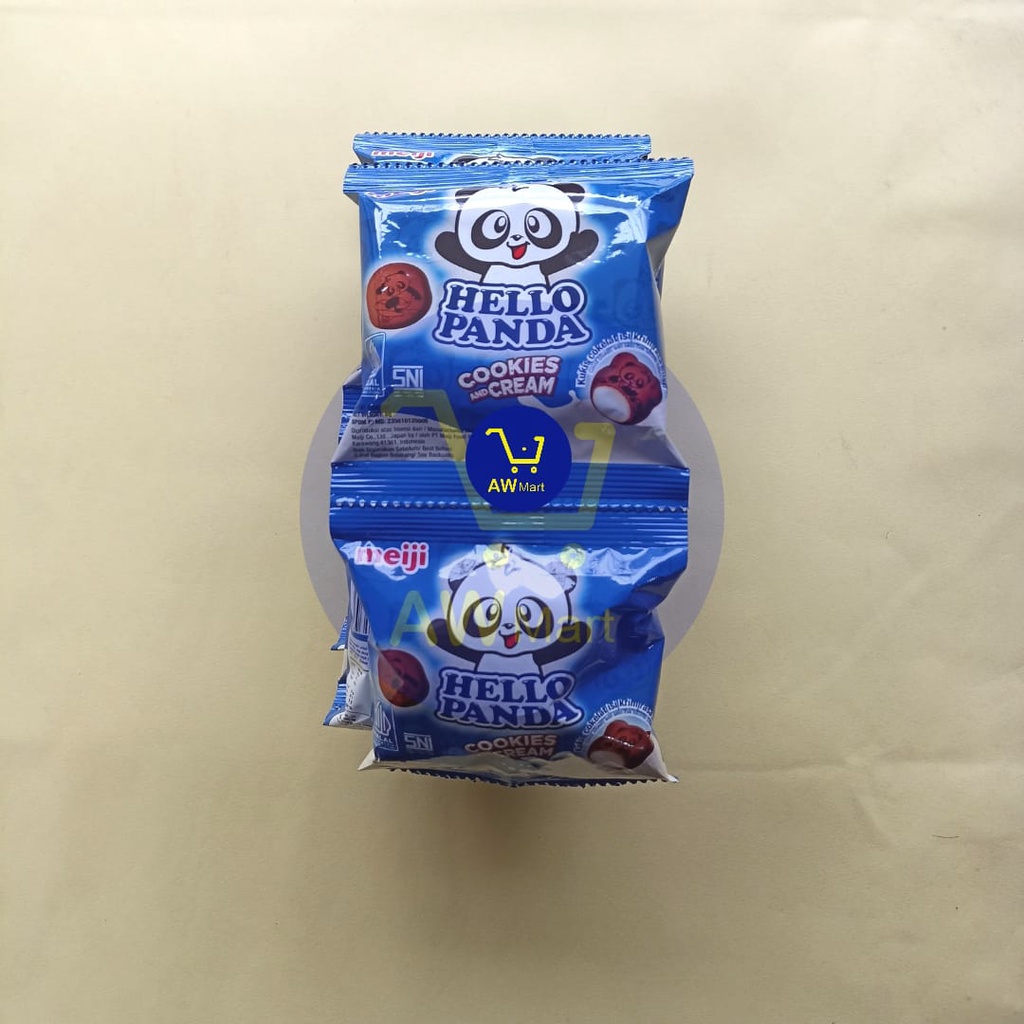 HELLO PANDA RENCENG ( 10 SACHET X 8GRA) - COKELAT, STRAWBERRY, COOKIES AND CREAM, DOUBLE CHOCO, MILK ALL VARIAN