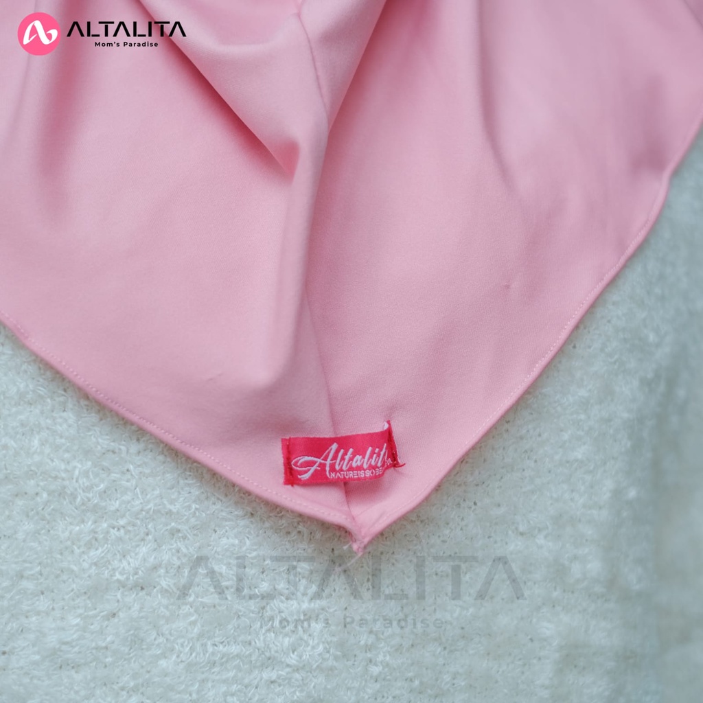 Altalita - Jilbab Instan Tali Nyta Non Pet Hijab Bergo Sport Non Pad Bahan Jersey Premium Cocok Untuk Olahraga Volly Futsal Senam dan Sehari-Hari