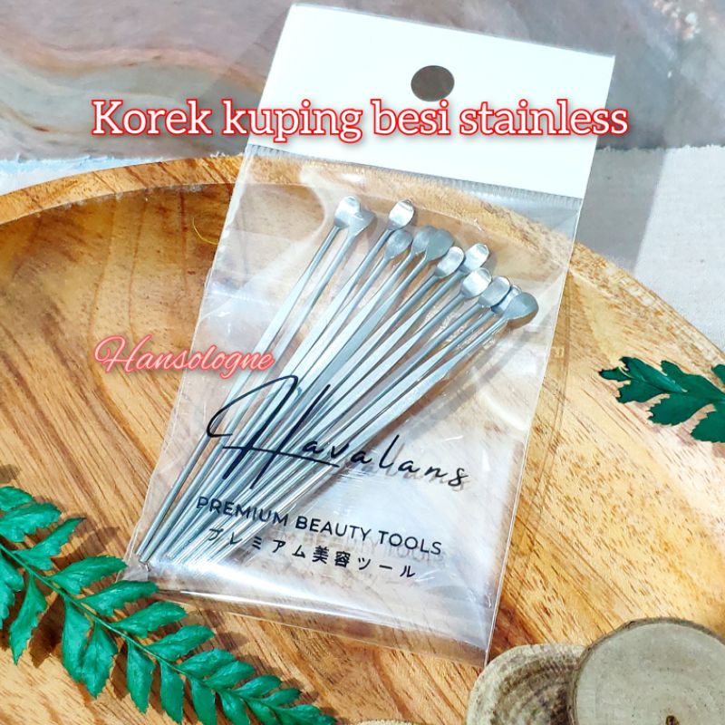 Korek kuping besi stainless havalans premium quality