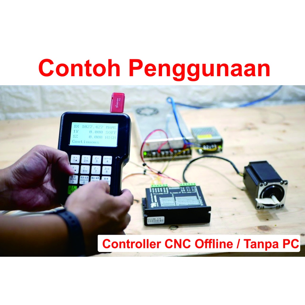 [HAEBOT] DSP 0501 0501HDDC Controller Kontroler Offline CNC 3 Axis USB Controler Mesin Router Laser CO2 Tanpa Computer