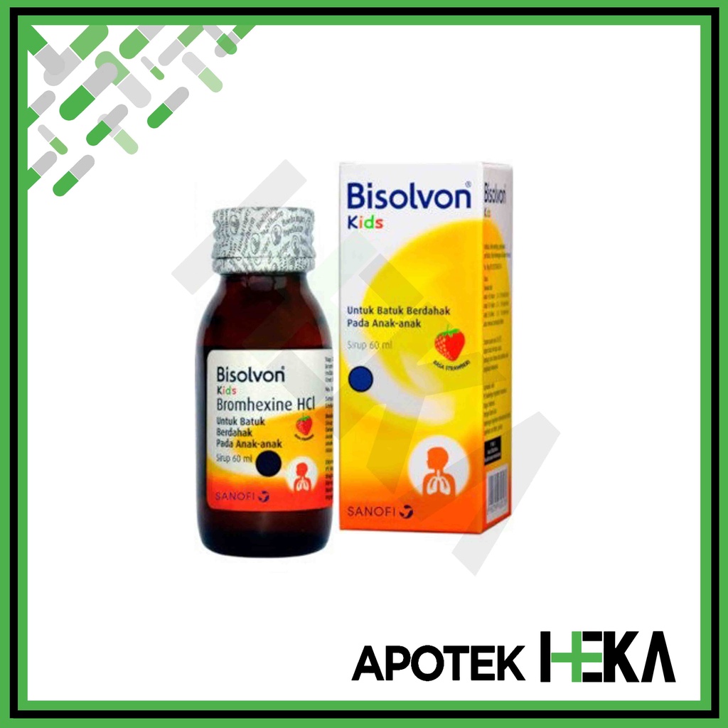 Bisolvon Kids Sirup 60 ml - Batuk Berdahak Anak (SEMARANG)