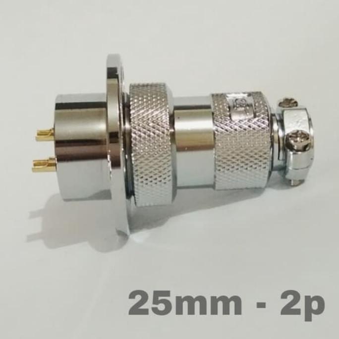 aviation plug 2pin 25mm maojwei cb 2p 25mm PCXUJA789 Segera Beli