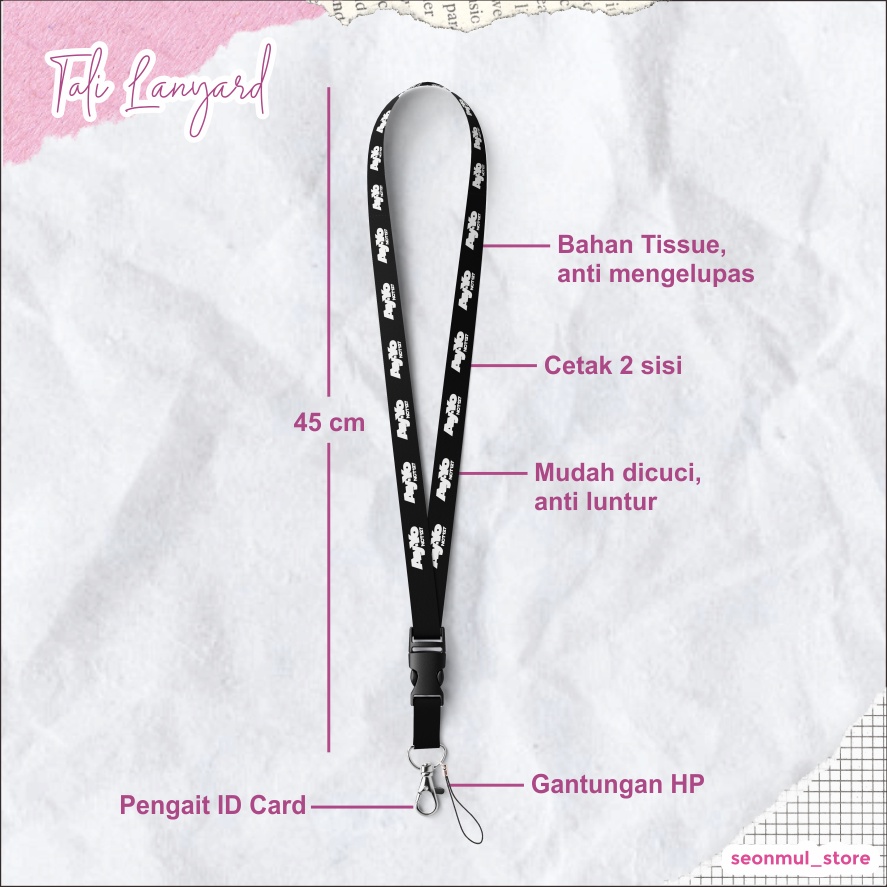 LANYARD / TALI HP CAHOL NCT 127 AY-YO / NCT 127