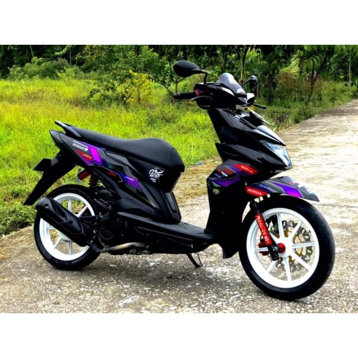 striping beat street / beat esp / beat road race terbaru dan keren -bisa rubah nama nomor dan warna