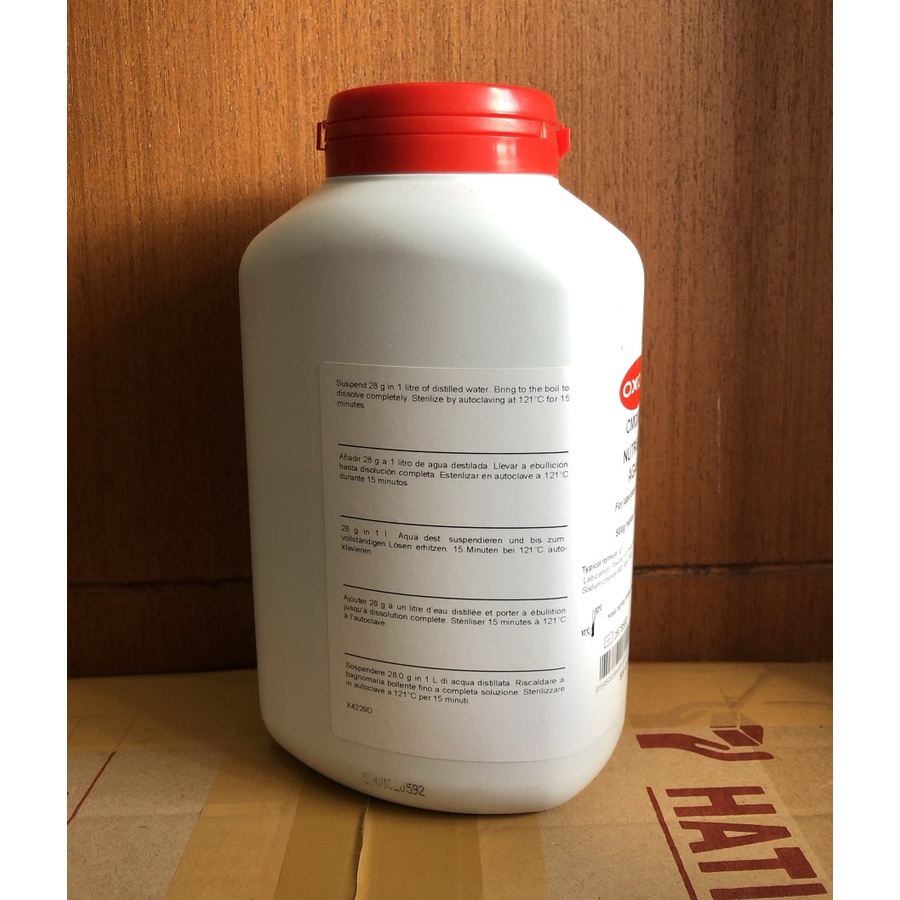 MANNITOL SALT AGAR/ MSA, 500 GR, OXOID, CM0085B