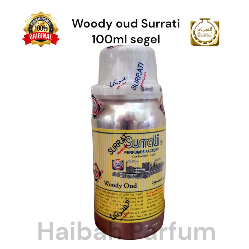 Bibit parfum arabian Surrati Woody Oud 100gr