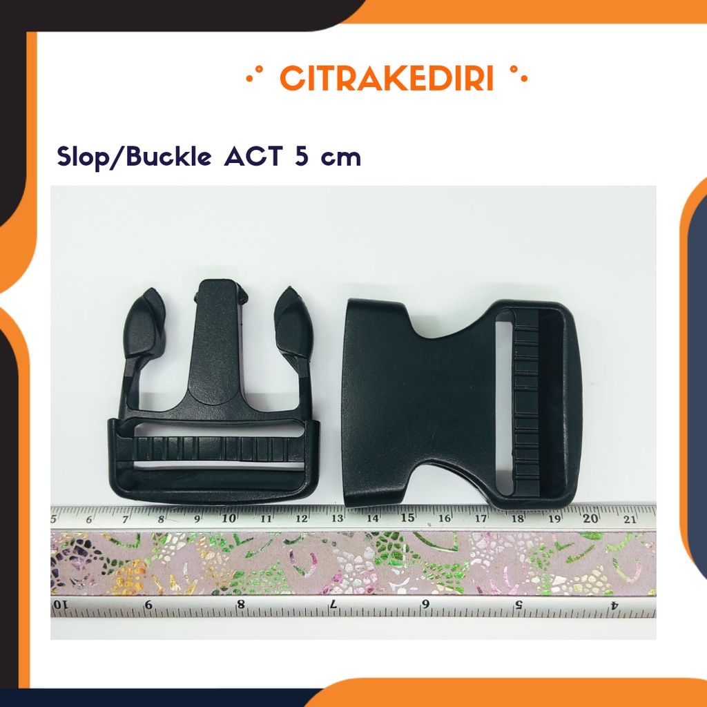 Buckle / Slop Tas 5 cm ACETAL  - kunci sodok - aksesoris tas