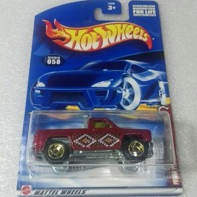 HOT WHEELS POWER PLOWER BASED ON1973 CHEVROLET SILVERADO C/K20 PICKUP.
