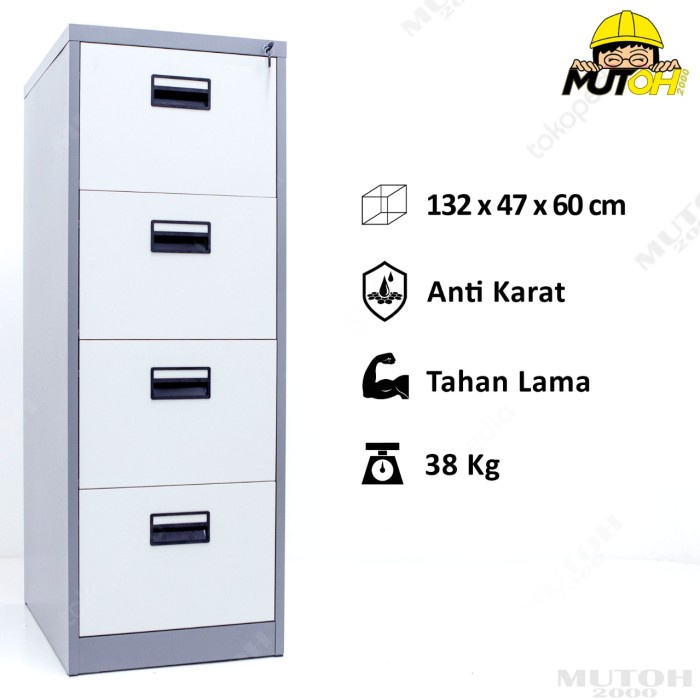 

Terlaris Filing Cabinet Besi 4 Susun 4 Laci