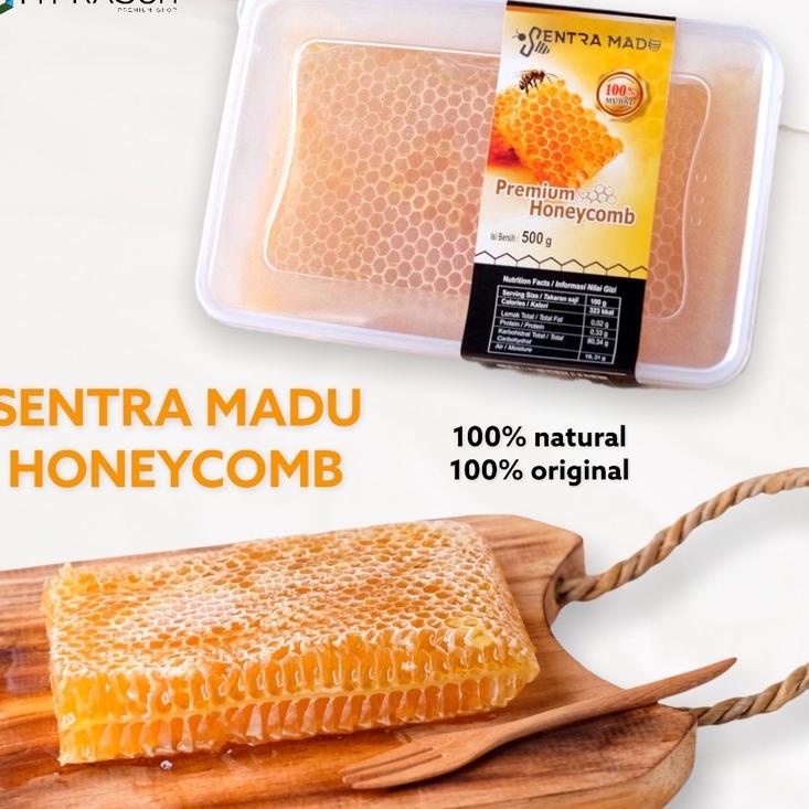 

▼ Sentra Sarang Murni Asli DIJAMIN 100% 250gr & 500gr / Honeycomb Mellifera ➷