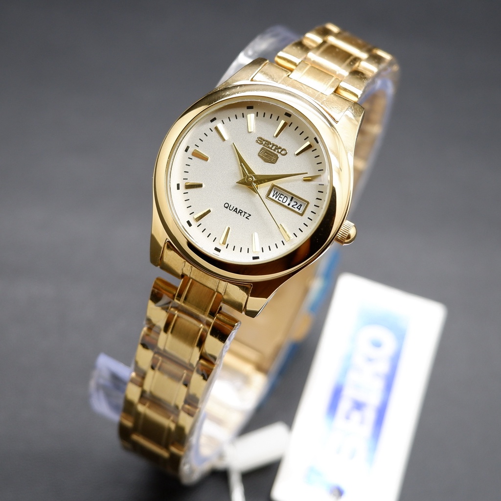 Jam Tangan Wanita Seiko 5 Rantai Analog Bisnis Fashion