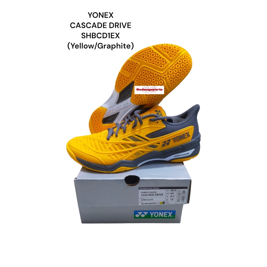 SEPATU BADMINTON YONEX CASCADE DRIVE 2 YELLOW ORIGINAL