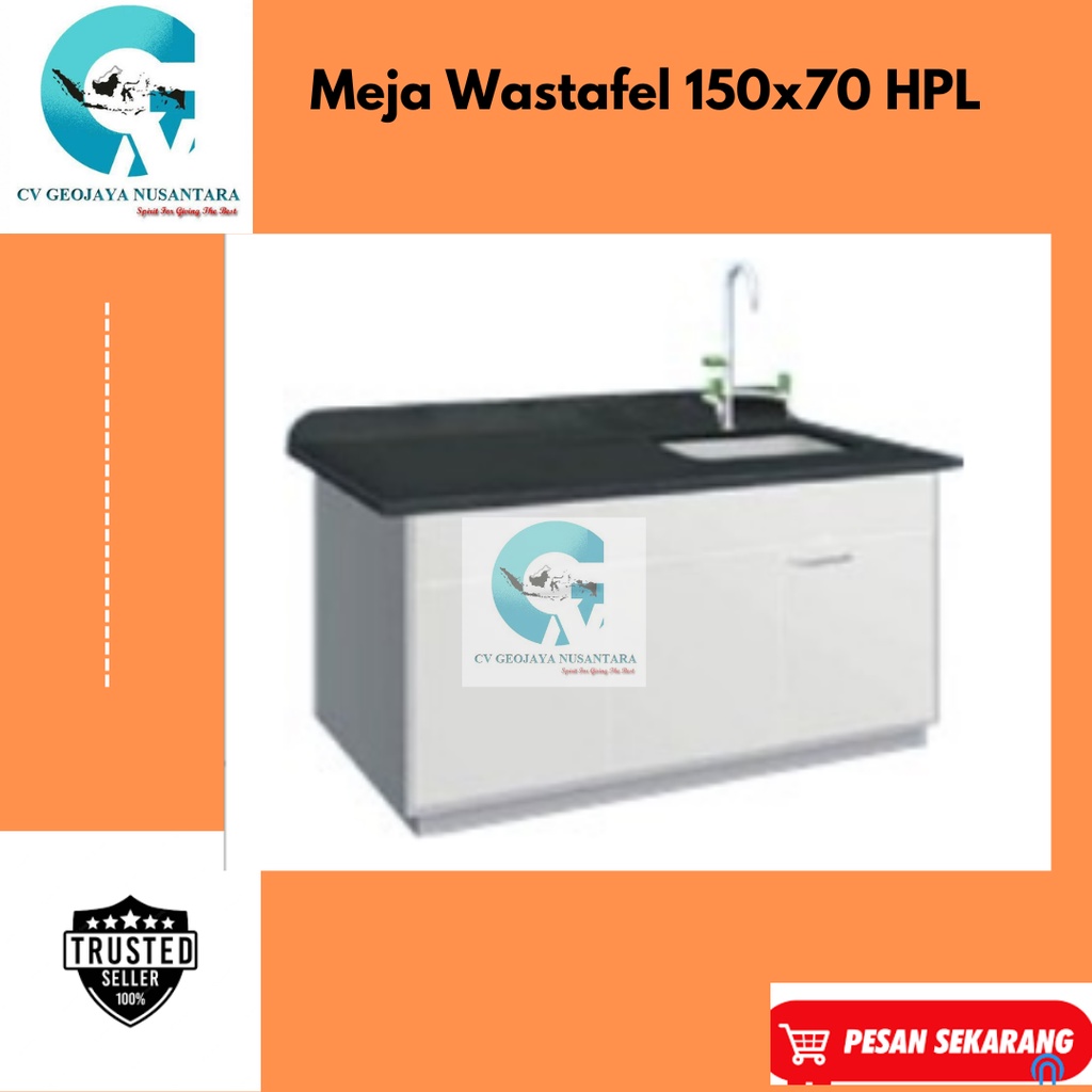 Meja Wastafel 150x70 HPL