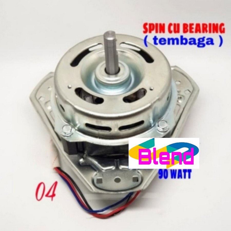 Dinamo Spin No.04 TEMBAGA BEARING Model LG Kaki 3 Mesin Cuci Pengering