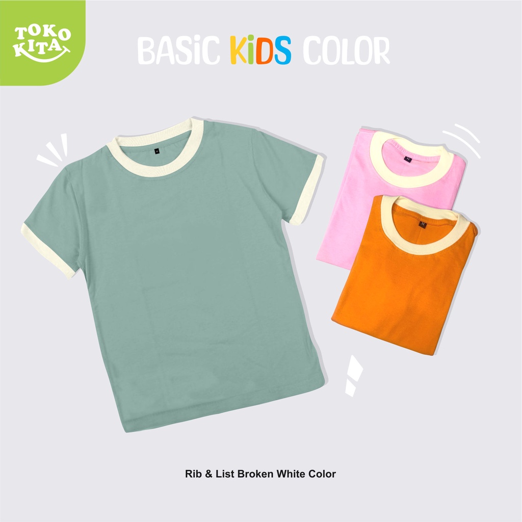 KAOS ANAK unisex MURAH  usia 1-8 Tahun / Baju Kaos anak Laki-laki Perempuan Premium