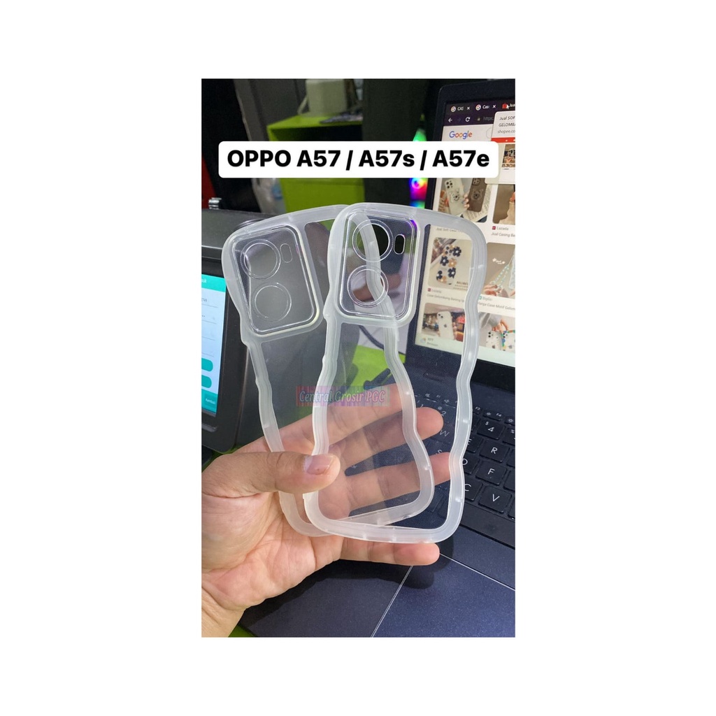 SOFTCASE BENING GELOMBANG ( OPPO A57 4G / A57 5G / A57S / A57E ) CASING CULRY TERBARU 2023 - CENTRAL