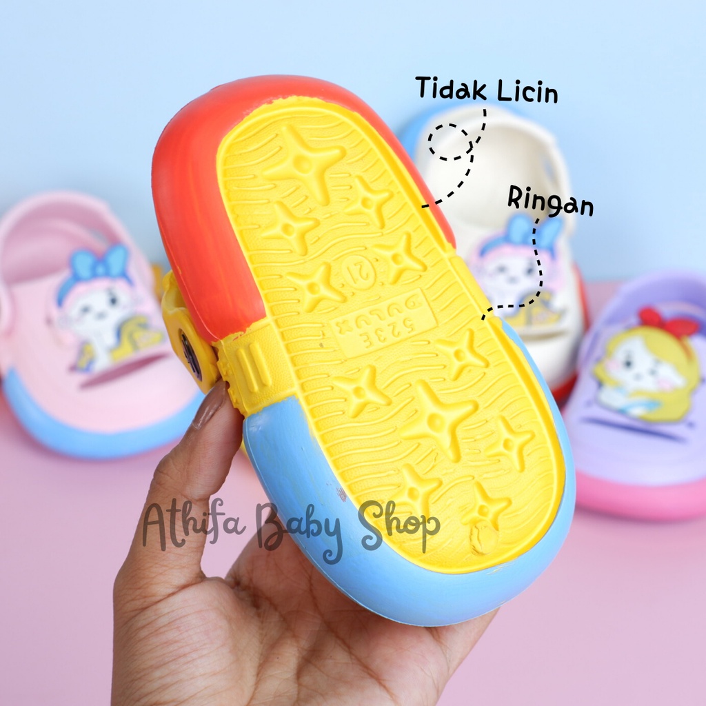 Sepatu Sandal Baim Karakter Anak Perempuan Bayi Balita Usia 6 7 8 9 10 11 Bulan 1 2 3 Tahun Spon Prewalker Phylon -523E-