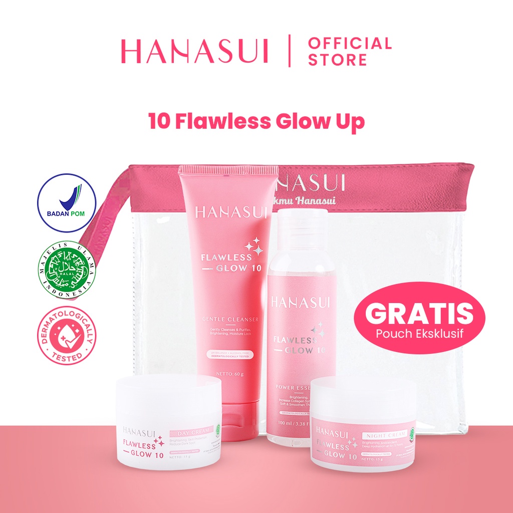 HANASUI FLAWLESS GLOW PACKAGE