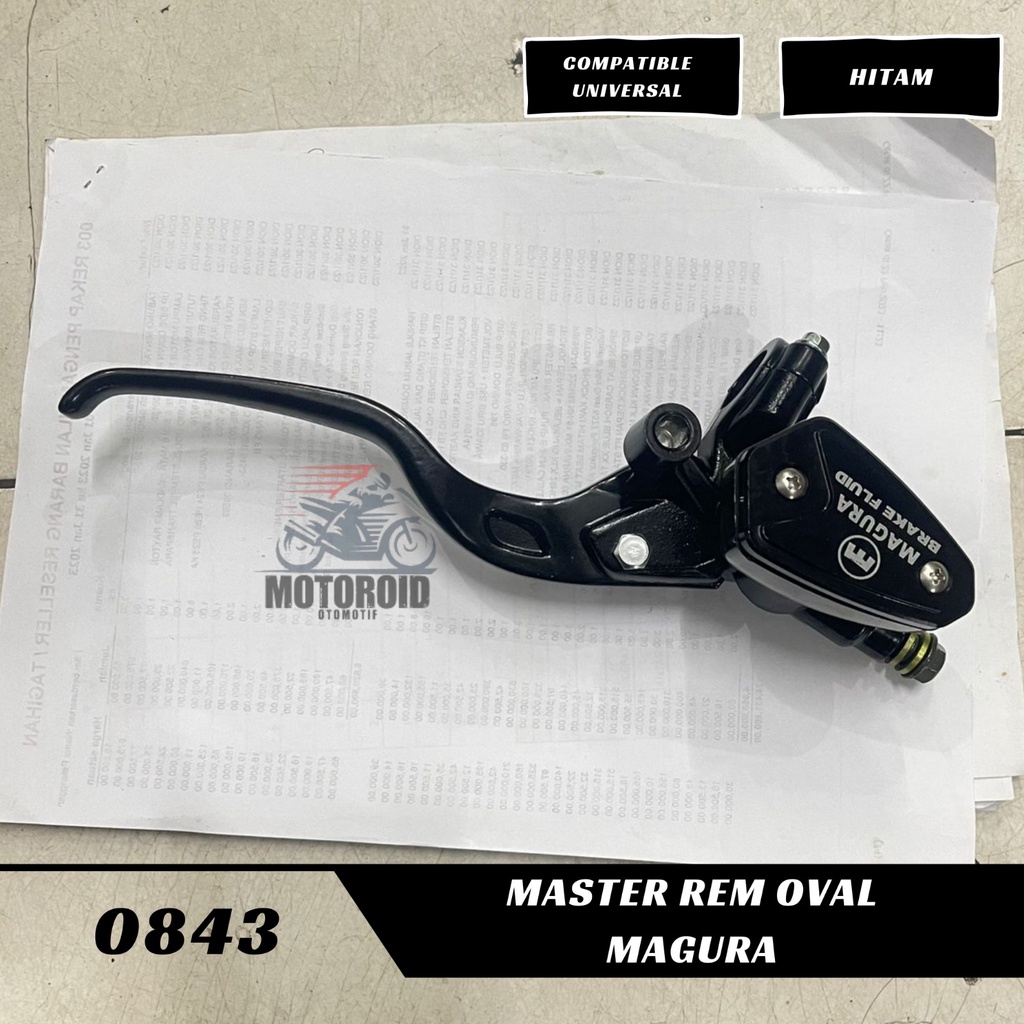 Master Rem Magura Black Oval Kapal Segi Panah Universal