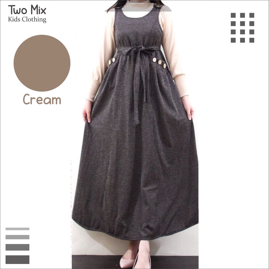 Two Mix - Raya Collection 2024 - Baju Gamis Anak Perempuan - Dress Anak Muslim Cewek M1808-5