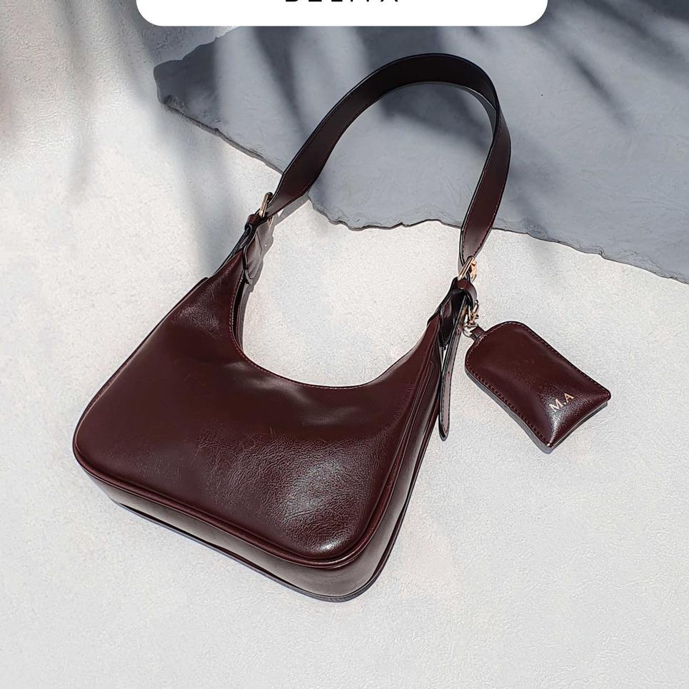 TERMURAH Beliya Reni Shoulderbag Burgundy