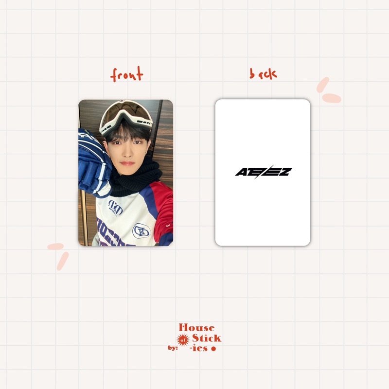 ATEEZ Unofficial Photocard (Boyfie Selca Vol 2)