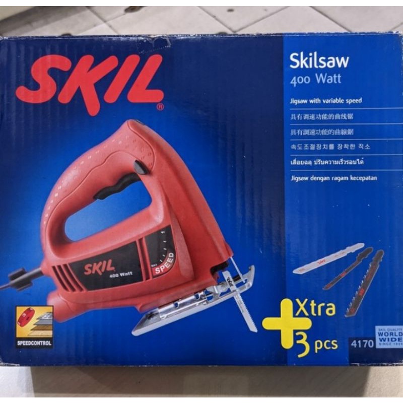 Mesin Gergaji Kayu SKIL 4170 / Jigsaw Potong Kayu 400 WATT