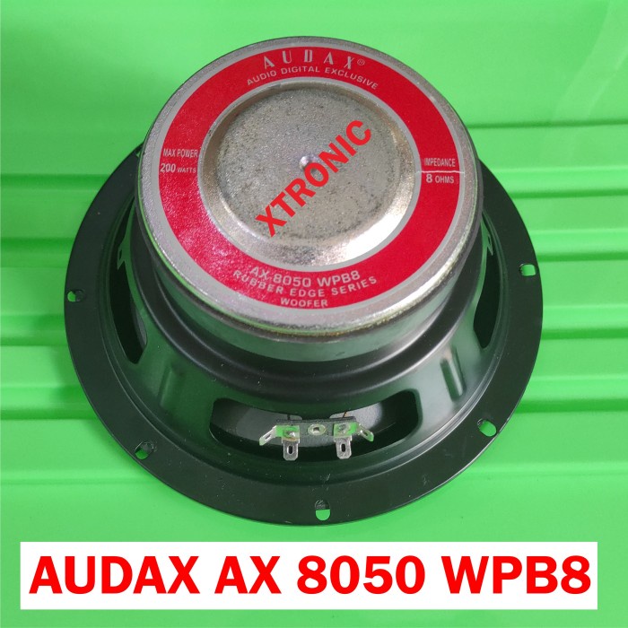 Speaker Ax-8050 Wpb8 Speaker Audax 8Inch 8 Inch W Woofer Wofer Ax8050 Ori