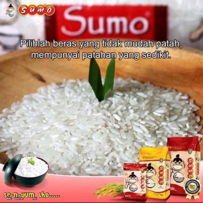 

BERAS SUMO PREMIUM GRADE Pandan Wangi Kemasan Merah 5kg