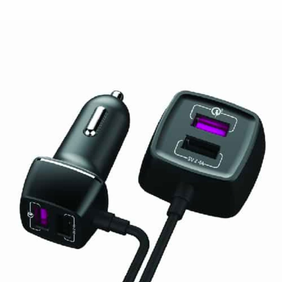 Car charger saver mobil 4usb VGEN mantul murah meriah