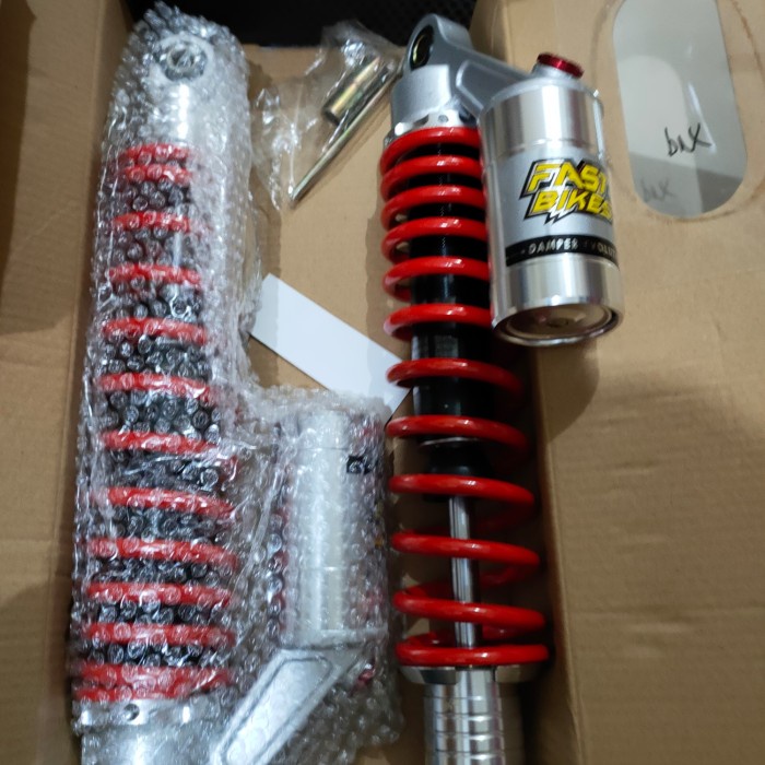 shock breaker shock skok belakang tabung 340 mm all bebek Supra karism