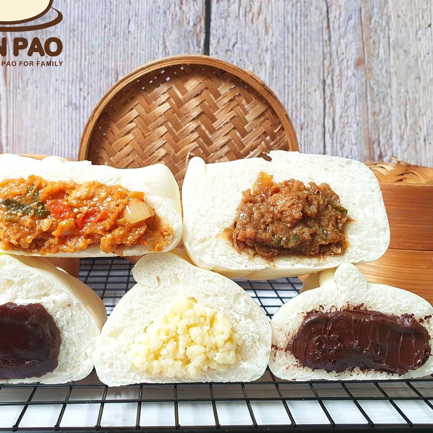

☂ Bakpao BunPao Paket Mix 3 Savory 3 Sweet Box ✮
