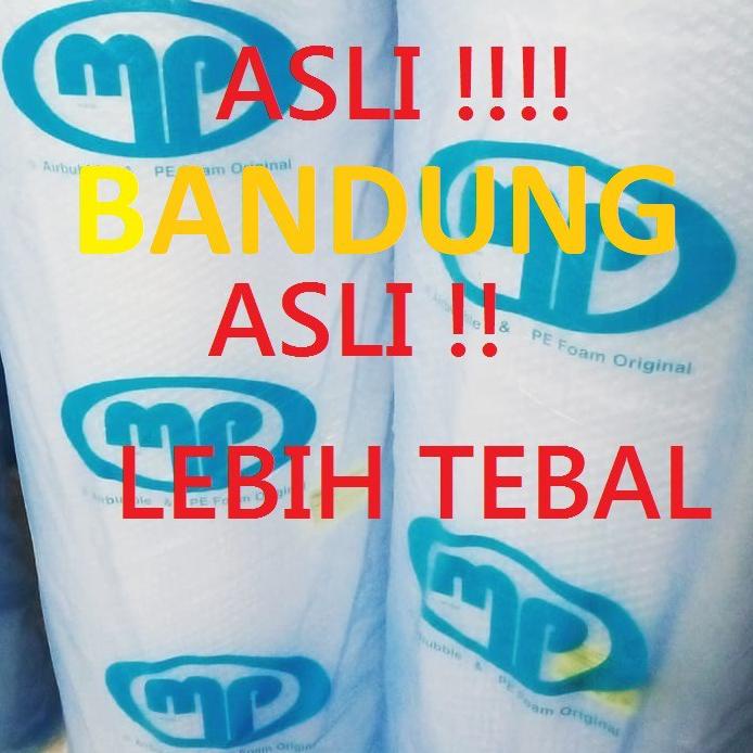 

[ART. 939368] Plastik bubble wrap kualitas terbaik bubblewrap khusus Bandung 1 roll = 50m x 1.25m mulia pack tebal MP Bening - Hitam