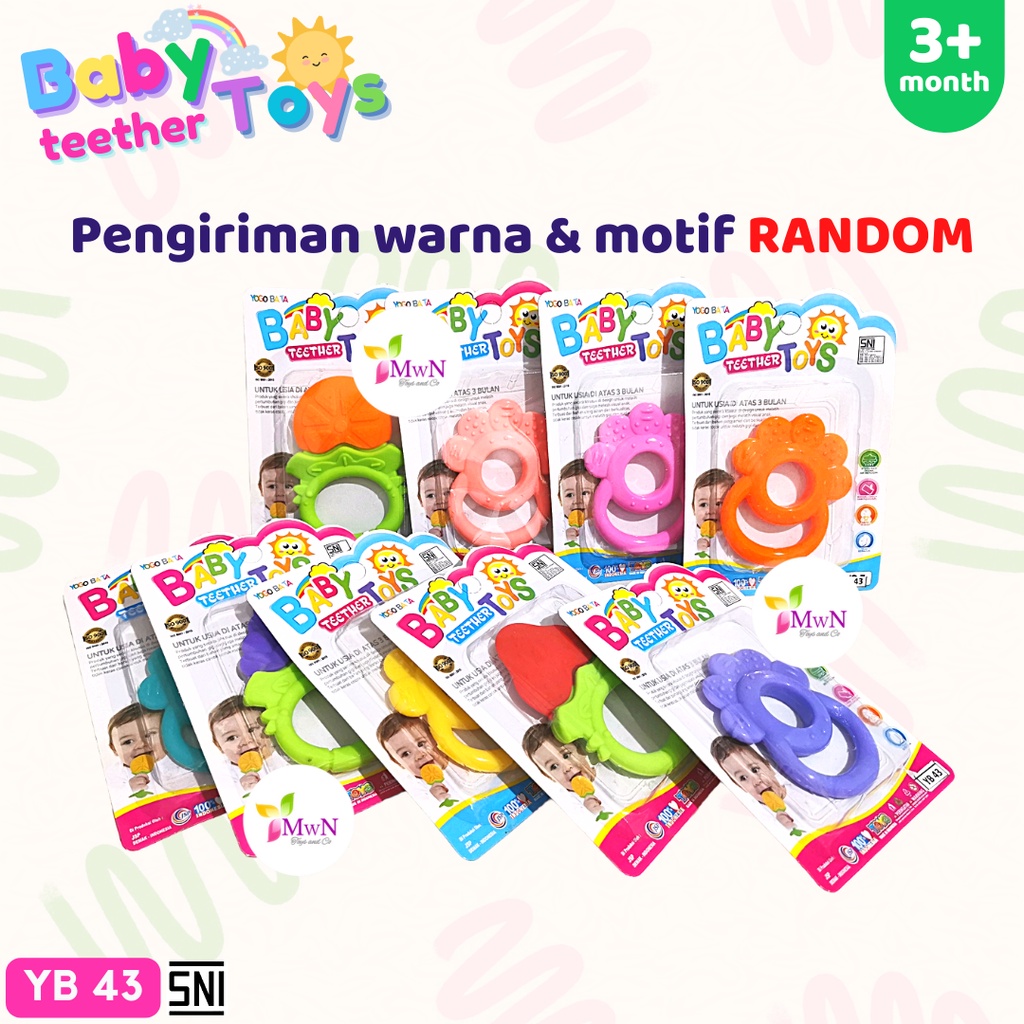 MWN Mainan Gigitan Baby Toys Teether YB43