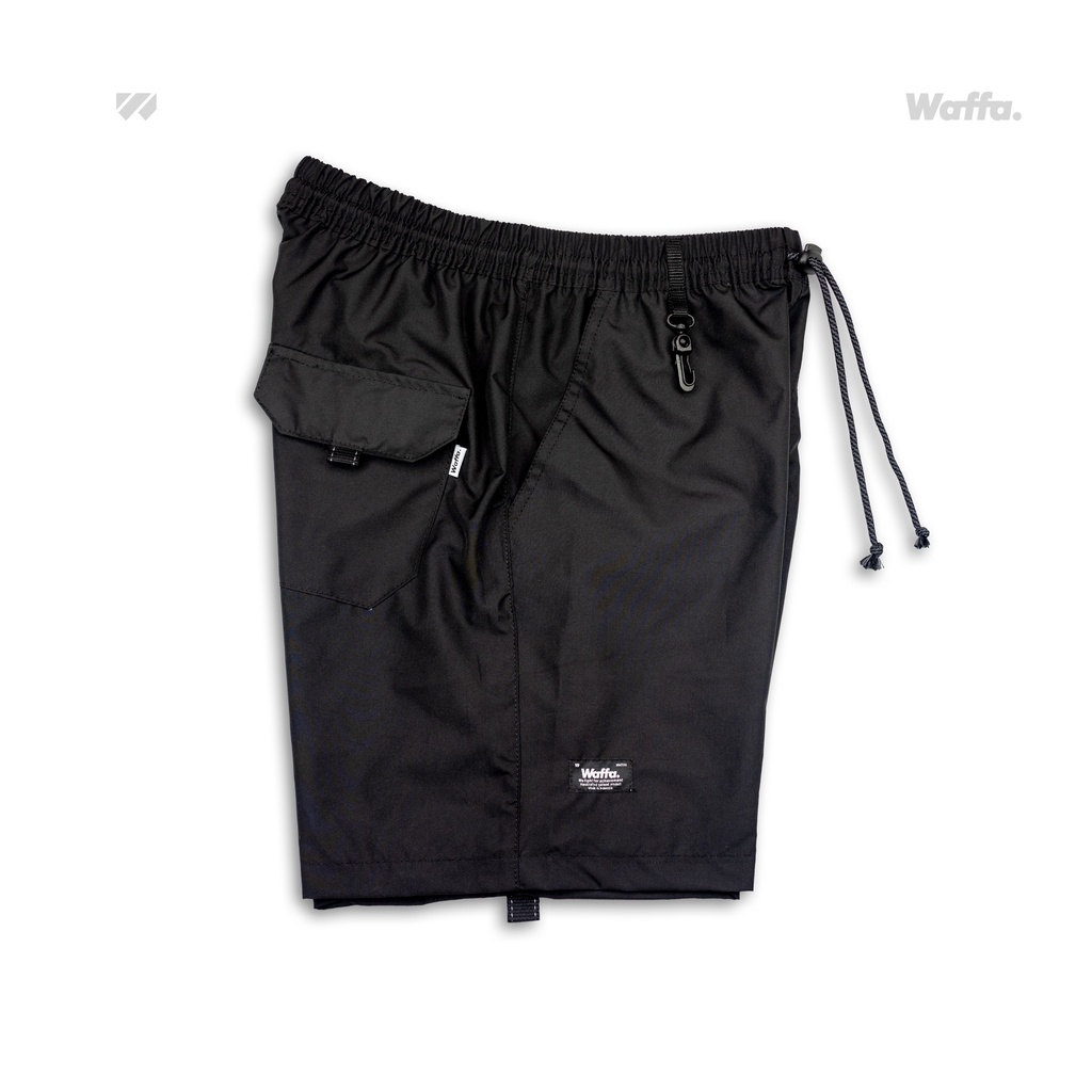 Short Cargo Pants | Explore | Waffa | Celana Pendek Cargo | Black