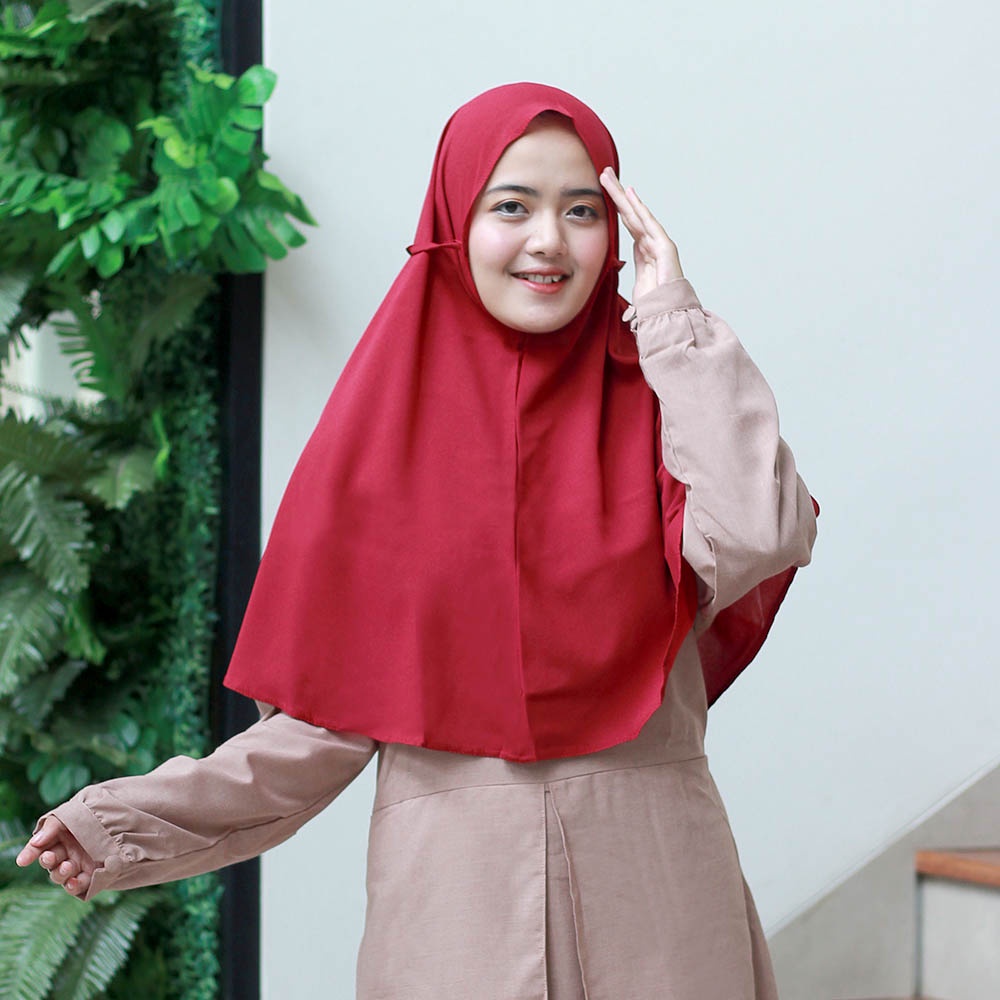 kerudung tali 3 warna, jilbab wanita muslimah, jilbab murah PM963