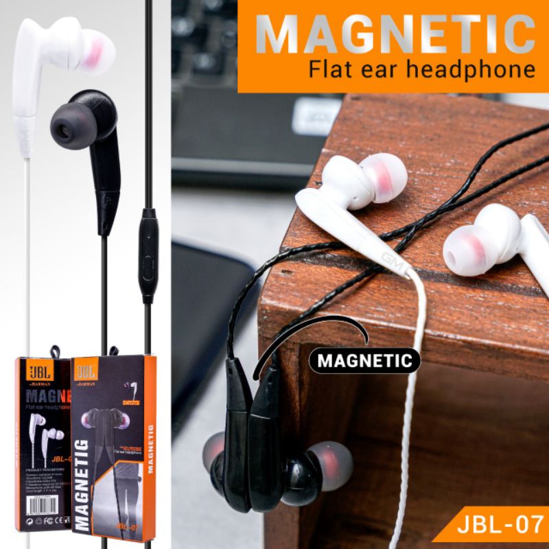 HF HEADSET JBL JB-07 MAGNETIC SUPER BASS PACKING IMPORT