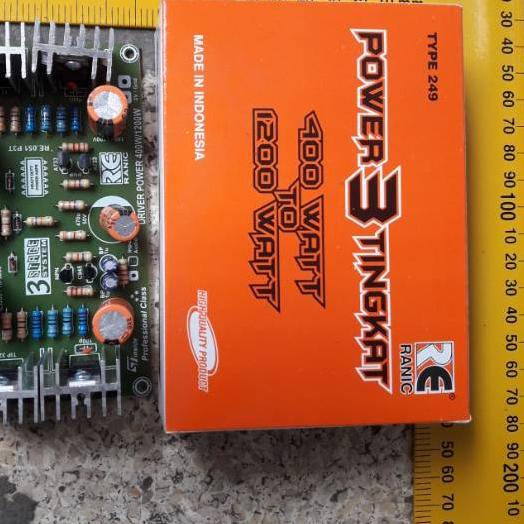 ➷ Kit driver power 3 tingkat sound system audio ampli rakitan amplifier elektronik ➥
