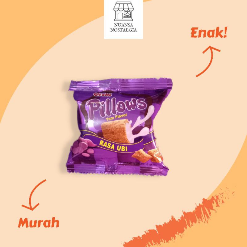 

TERMURAH! Jajan Jadul Biskuit Pillows - Rasa Cokelat dan Ubi