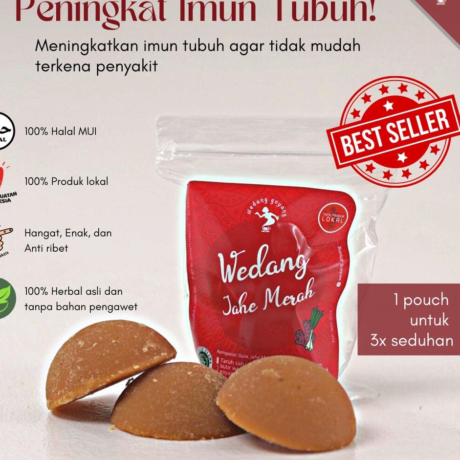 

➶ Wedang Goyang Jahe Merah Instan isi 5 pack / 15 seduhan ♠