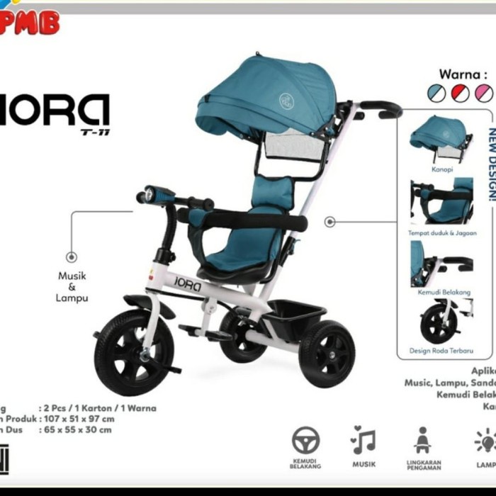 Terlaris Sepeda Anak Roda Tiga Pmb Iora T-11