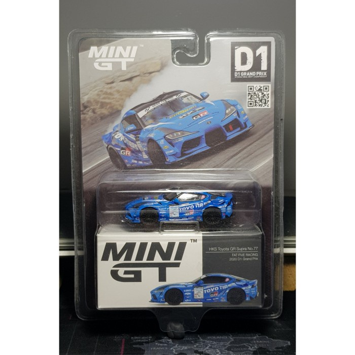 MINI GT #307 HKS TOYOTA GR SUPRA FAT FIVE RACING D1 GRAND PRIX TERMURAH