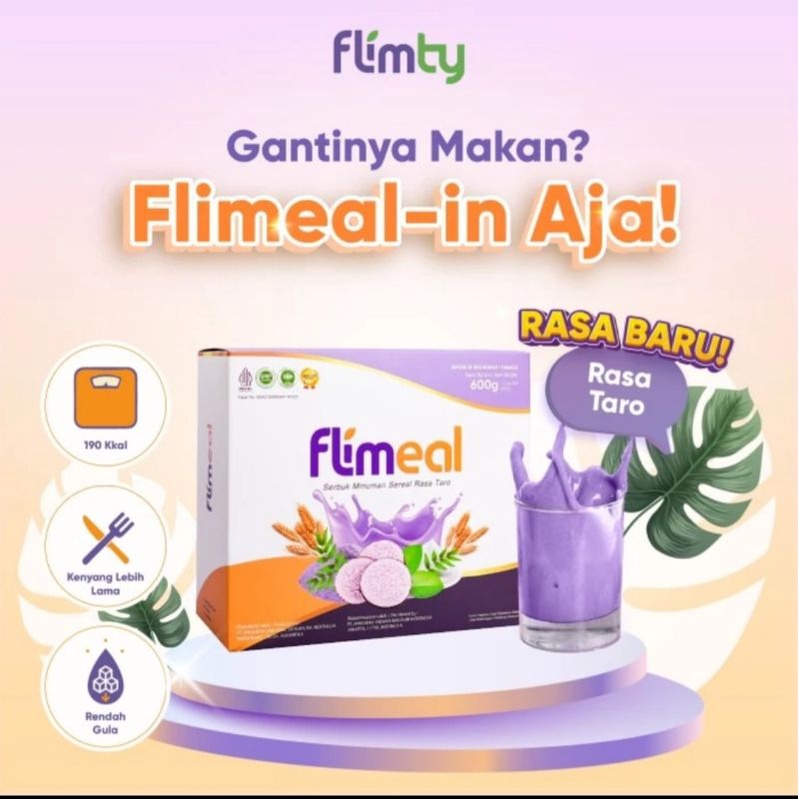 

flimeal taro 1 box by flimty diet sereal meal