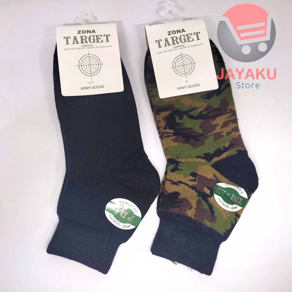 TARGET Kaos Kaki Tebal PDL Tentara Polisi Tactical Outdoor